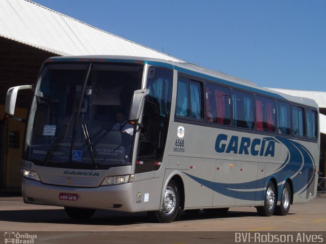 Viação Garcia 6568 na cidade de Maringá, Paraná, Brasil, por Robson Alves. Número da foto: #1045334.