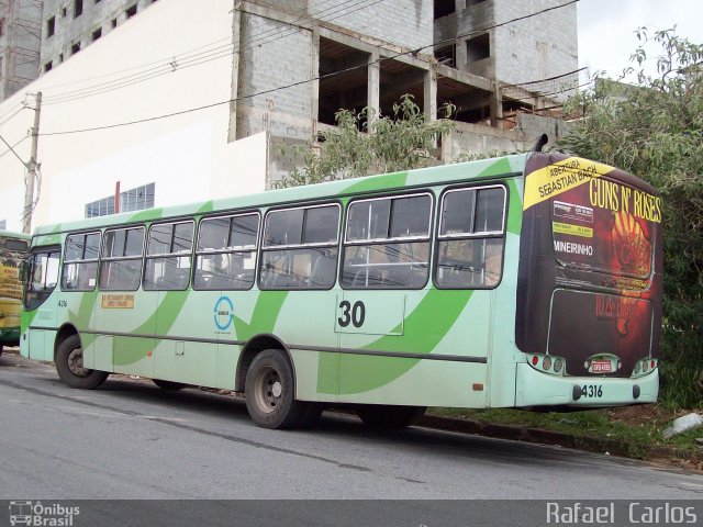 Viação Cruzeiro > Viação Sidon 4316 na cidade de Belo Horizonte, Minas Gerais, Brasil, por Rafael  Carlos. Número da foto: #1045583.