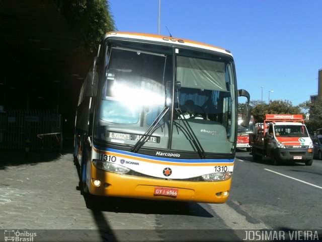 Viação Sertaneja 1310 na cidade de Belo Horizonte, Minas Gerais, Brasil, por Josimar Vieira. Número da foto: #1045714.
