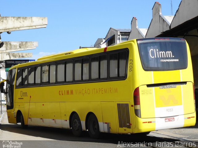 Viação Itapemirim 9033 na cidade de Rio de Janeiro, Rio de Janeiro, Brasil, por Alexsandro  Farias Barros. Número da foto: #1045393.