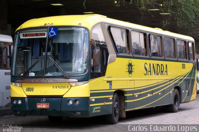 Viação Sandra 9000 na cidade de Belo Horizonte, Minas Gerais, Brasil, por Carlos Eduardo Lopes. Número da foto: #1045025.