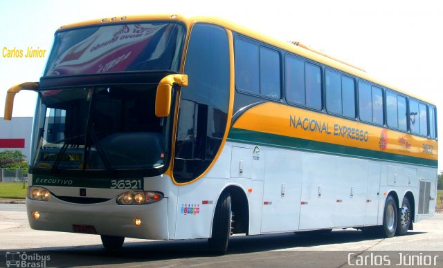 Nacional Expresso 36321 na cidade de Goiânia, Goiás, Brasil, por Carlos Júnior. Número da foto: #1048530.