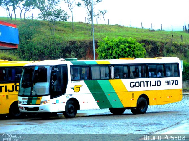 Empresa Gontijo de Transportes 3170 na cidade de João Monlevade, Minas Gerais, Brasil, por Bruno Pessoa e Pessoa. ID da foto: 1047963.