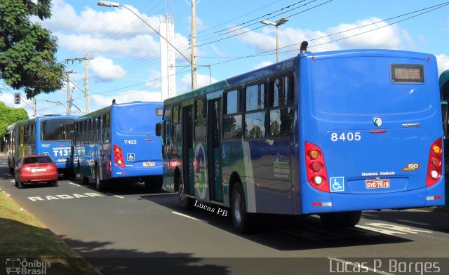 Autotrans Transportes Urbanos e Rodoviários 8405 na cidade de Uberlândia, Minas Gerais, Brasil, por Lucas Borges . Número da foto: #1047362.