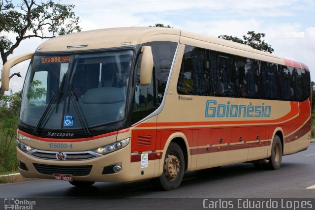 Auto Viação Goianésia 175003-4 na cidade de Brasília, Distrito Federal, Brasil, por Carlos Eduardo Lopes. Número da foto: #1048538.