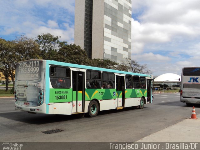 Rápido Brasília 153001 na cidade de Brasília, Distrito Federal, Brasil, por Lucas Borges . Número da foto: #1047291.