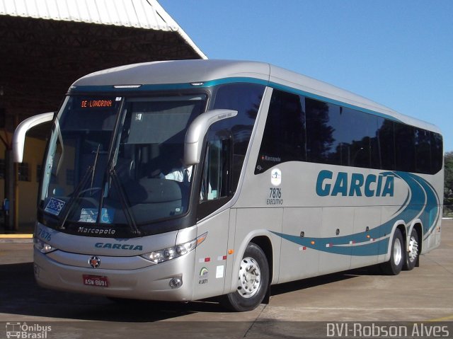 Viação Garcia 7876 na cidade de Maringá, Paraná, Brasil, por Robson Alves. Número da foto: #1047108.