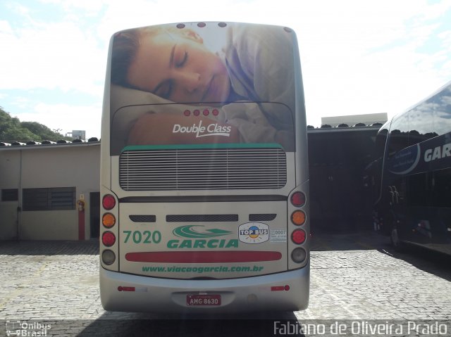 Viação Garcia 7020 na cidade de São Paulo, São Paulo, Brasil, por Fabiano de Oliveira Prado. Número da foto: #1046923.