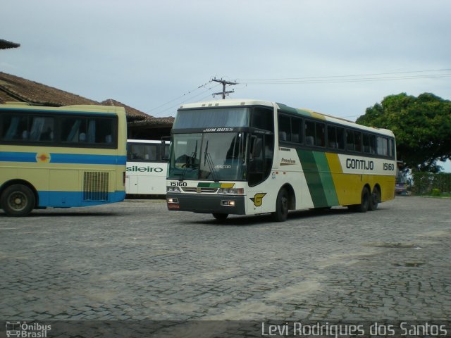 Empresa Gontijo de Transportes 15160 na cidade de Porto Seguro, Bahia, Brasil, por Levi Rodrigues dos Santos. ID da foto: 1048735.