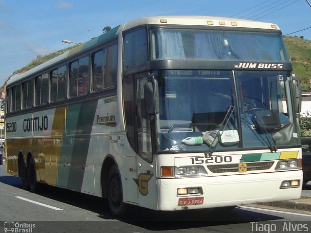 Empresa Gontijo de Transportes 15200 na cidade de Coronel Fabriciano, Minas Gerais, Brasil, por Tiago  Alves. ID da foto: 1048930.