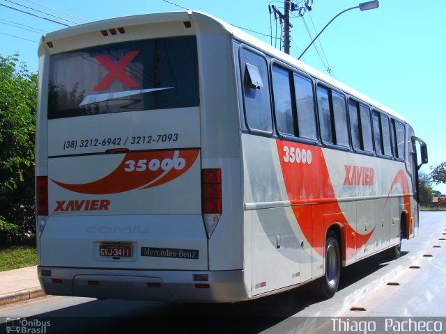 Viação Xavier 35000 na cidade de Montes Claros, Minas Gerais, Brasil, por Thiago  Pacheco. Número da foto: #1050317.