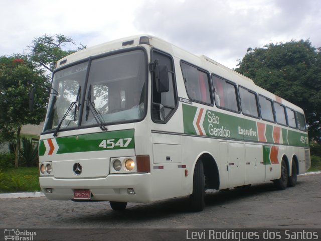 Cia. São Geraldo de Viação 4547 na cidade de Eunápolis, Bahia, Brasil, por Levi Rodrigues dos Santos. ID da foto: 1048740.