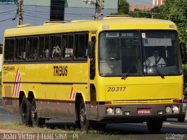 Viação Itapemirim 20317 na cidade de Teresina, Piauí, Brasil, por João Victor. ID da foto: 1051872.