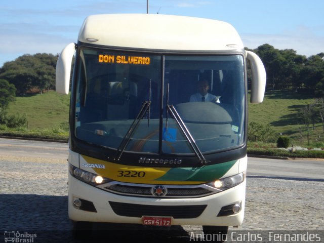 Empresa Gontijo de Transportes 3220 na cidade de João Monlevade, Minas Gerais, Brasil, por Antonio Carlos Fernandes. Número da foto: #1050752.