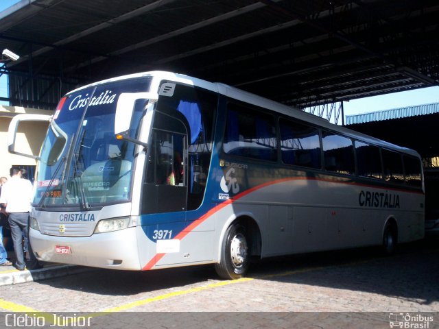 Expresso Cristália 3971 na cidade de Campinas, São Paulo, Brasil, por Clébio Júnior. Número da foto: #1050895.