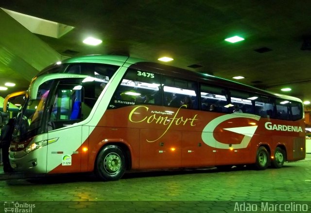 Expresso Gardenia 3475 na cidade de Belo Horizonte, Minas Gerais, Brasil, por Adão Raimundo Marcelino. Número da foto: #1053632.