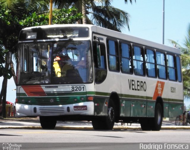 Auto Viação Veleiro 8201 na cidade de Maceió, Alagoas, Brasil, por Rodrigo Fonseca. Número da foto: #1053699.