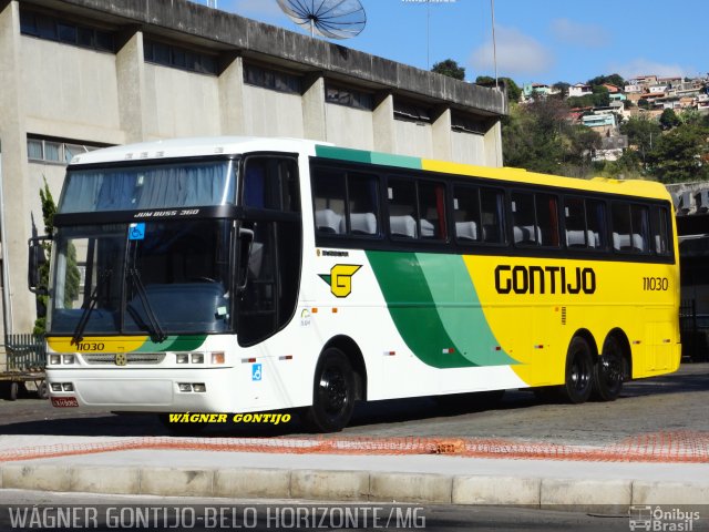 Empresa Gontijo de Transportes 11030 na cidade de Belo Horizonte, Minas Gerais, Brasil, por Wagner Gontijo Várzea da Palma-mg. Número da foto: #1052728.
