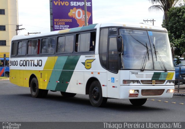 Empresa Gontijo de Transportes 3100 na cidade de Uberaba, Minas Gerais, Brasil, por Lucas Borges . Número da foto: #1052905.