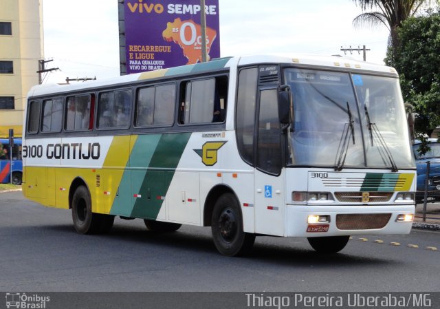 Empresa Gontijo de Transportes 3100 na cidade de Uberaba, Minas Gerais, Brasil, por Lucas Borges . ID da foto: 1052905.