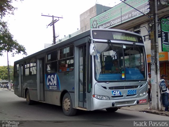 CSA Autoviação 5001 na cidade de Cabo de Santo Agostinho, Pernambuco, Brasil, por Isack Passos. Número da foto: #1052308.