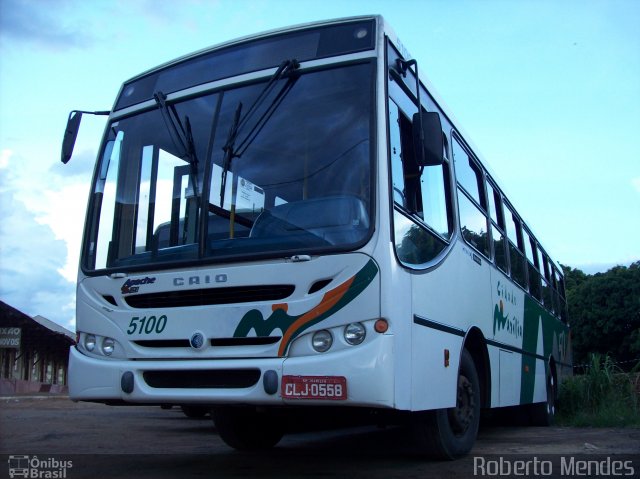 Empresa Circular de Marília 5100 na cidade de Marília, São Paulo, Brasil, por Roberto Mendes. Número da foto: #1053213.