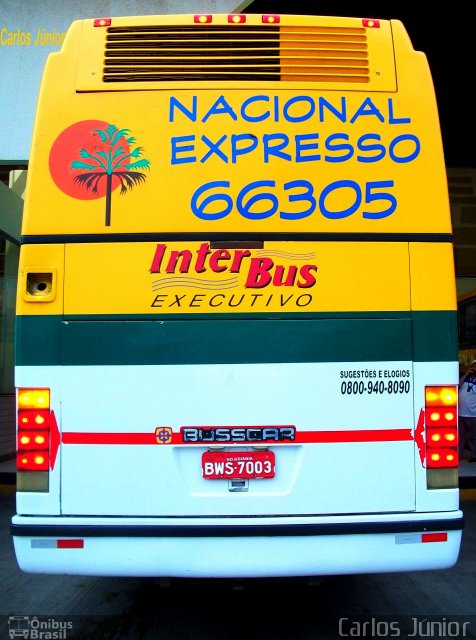 Nacional Expresso 66305 na cidade de Goiânia, Goiás, Brasil, por Carlos Júnior. Número da foto: #1053599.