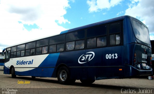 Sideral Transportes e Turismo 0013 na cidade de Anápolis, Goiás, Brasil, por Carlos Júnior. Número da foto: #1054709.