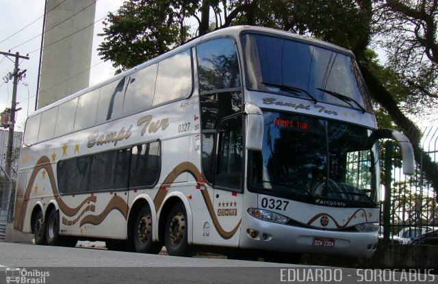 BampiTur - Bampi Transportes e Turismo 0327 na cidade de São Paulo, São Paulo, Brasil, por EDUARDO - SOROCABUS. ID da foto: 1055775.