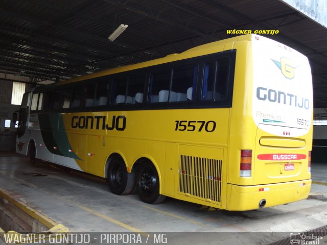 Empresa Gontijo de Transportes 15570 na cidade de Pirapora, Minas Gerais, Brasil, por Wagner Gontijo Várzea da Palma-mg. Número da foto: #1055158.