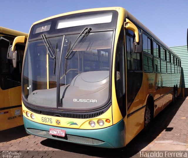 Viação Garcia 6876 na cidade de Londrina, Paraná, Brasil, por Haroldo Ferreira. Número da foto: #1055536.