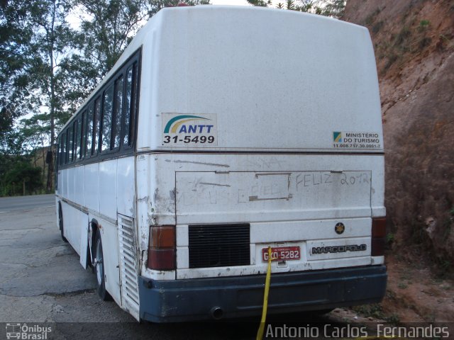 Ônibus Particulares 5282 na cidade de Nova Era, Minas Gerais, Brasil, por Antonio Carlos Fernandes. Número da foto: #1054963.