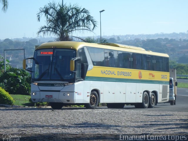 Nacional Expresso 12602 na cidade de Bauru, São Paulo, Brasil, por Emanuel Corrêa Lopes. Número da foto: #1055819.