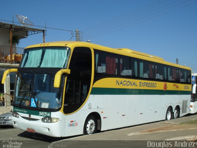Nacional Expresso 36314 na cidade de Trindade, Goiás, Brasil, por Douglas Andrez. Número da foto: #1055362.