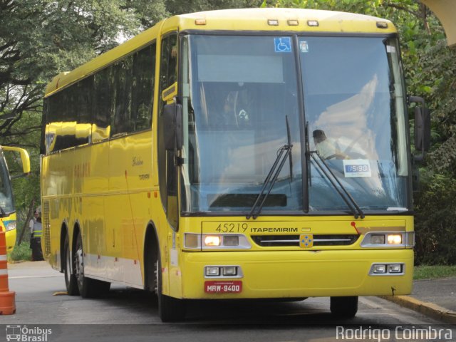 Viação Itapemirim 45219 na cidade de São Paulo, São Paulo, Brasil, por Rodrigo Coimbra. Número da foto: #1054605.