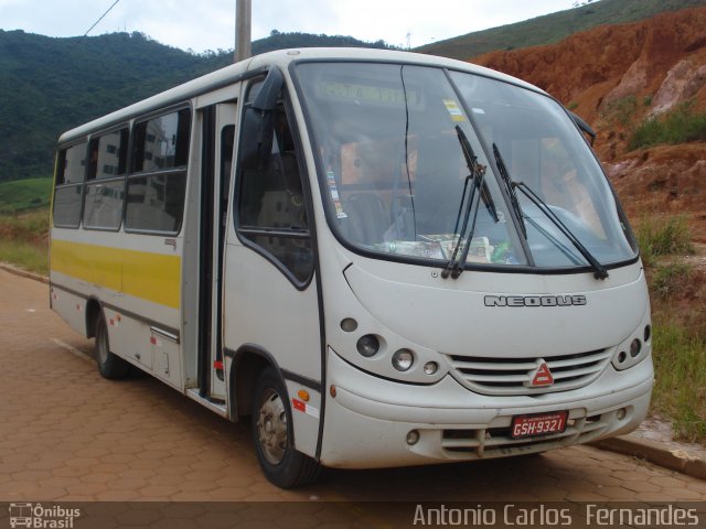 Ônibus Particulares 9321 na cidade de João Monlevade, Minas Gerais, Brasil, por Antonio Carlos Fernandes. Número da foto: #1054967.