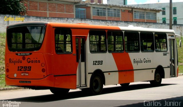 Rápido Goiás 1299 na cidade de Anápolis, Goiás, Brasil, por Carlos Júnior. Número da foto: #1054706.