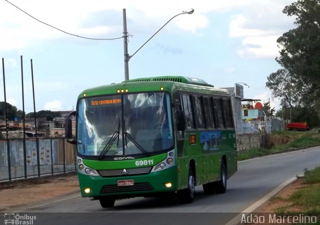 Viação Santa Edwiges 69811 na cidade de Betim, Minas Gerais, Brasil, por Adão Raimundo Marcelino. Número da foto: #1055947.
