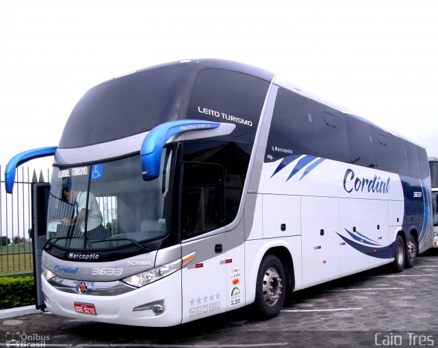Viação Cordial Transportes e Turismo 3633 na cidade de São Mateus, Espírito Santo, Brasil, por Caio Trés. Número da foto: #1057060.