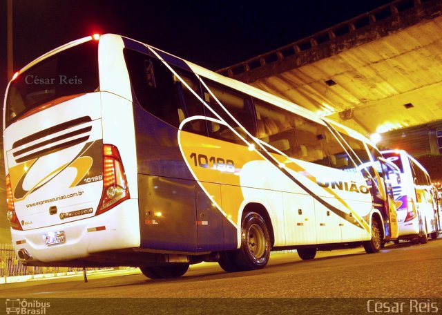 Expresso União 10198 na cidade de Belo Horizonte, Minas Gerais, Brasil, por César Ônibus. ID da foto: 1057535.