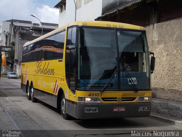 Viação Itapemirim 45107 na cidade de Rio de Janeiro, Rio de Janeiro, Brasil, por Marcus Nogueira . ID da foto: 1056463.