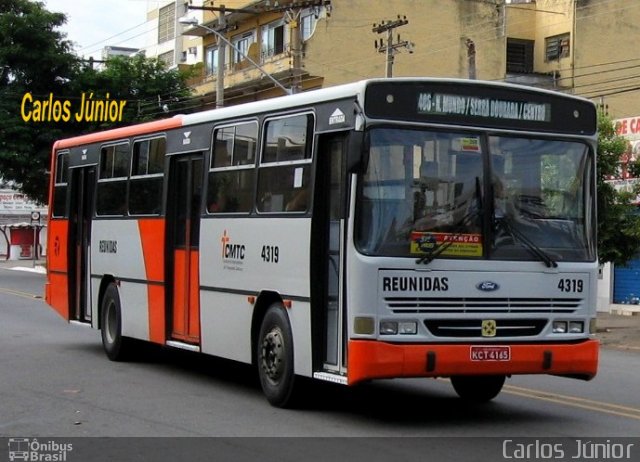 Viação Reunidas 4319 na cidade de Goiânia, Goiás, Brasil, por Carlos Júnior. Número da foto: #1057107.