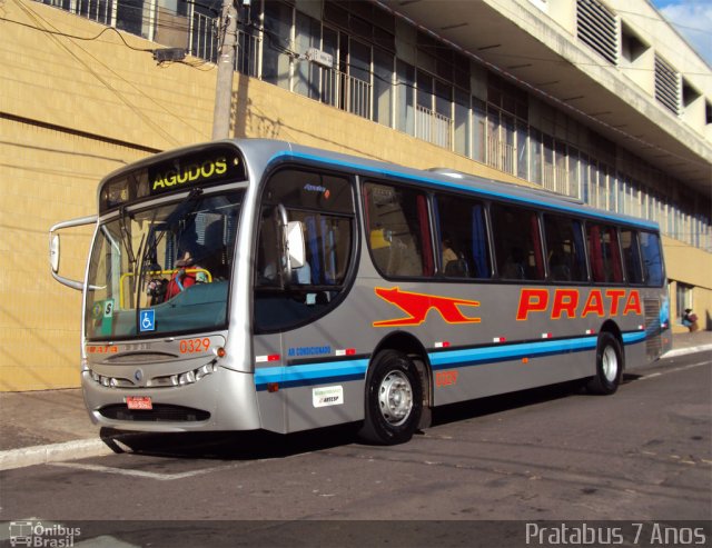 Expresso de Prata 0329 na cidade de Bauru, São Paulo, Brasil, por Cristiano Soares da Silva. Número da foto: #1056546.