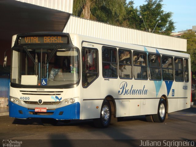 Auto Ônibus Botucatu 4080 na cidade de Botucatu, São Paulo, Brasil, por Juliano Sgrigneiro. ID da foto: 1058860.