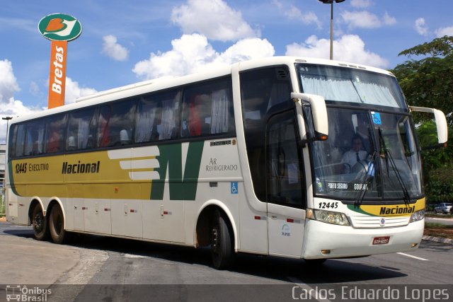 Viação Nacional 12445 na cidade de Goiânia, Goiás, Brasil, por Carlos Eduardo Lopes. ID da foto: 1059771.