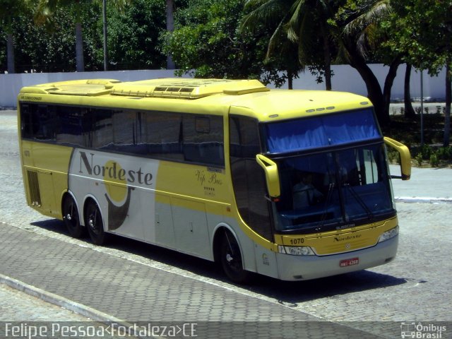 Viação Nordeste 1070 na cidade de Fortaleza, Ceará, Brasil, por Felipe Pessoa de Albuquerque. Número da foto: #1059501.