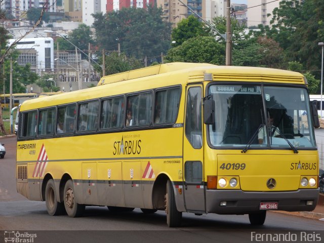 Viação Itapemirim 40199 na cidade de Ribeirão Preto, São Paulo, Brasil, por Fernando Reis. Número da foto: #1060424.