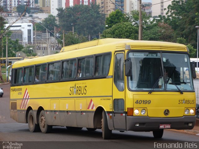 Viação Itapemirim 40199 na cidade de Ribeirão Preto, São Paulo, Brasil, por Fernando Reis. ID da foto: 1060424.