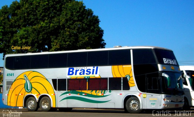 Trans Brasil > TCB - Transporte Coletivo Brasil 4141 na cidade de Goiânia, Goiás, Brasil, por Carlos Júnior. Número da foto: #1061283.