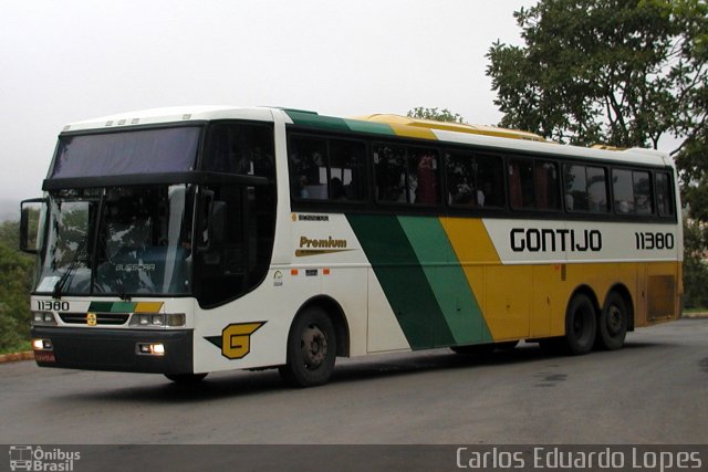 Empresa Gontijo de Transportes 11380 na cidade de Montes Claros, Minas Gerais, Brasil, por Carlos Eduardo Lopes. ID da foto: 1061245.